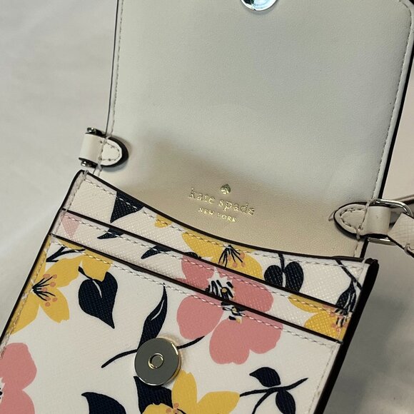 Kate Spade New York Staci North South Flap Phone Crossbody - Picture 7 of 10
